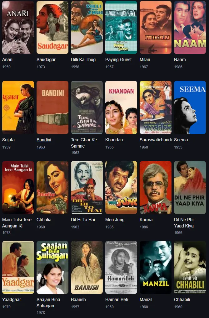 Nutan Hit Movies