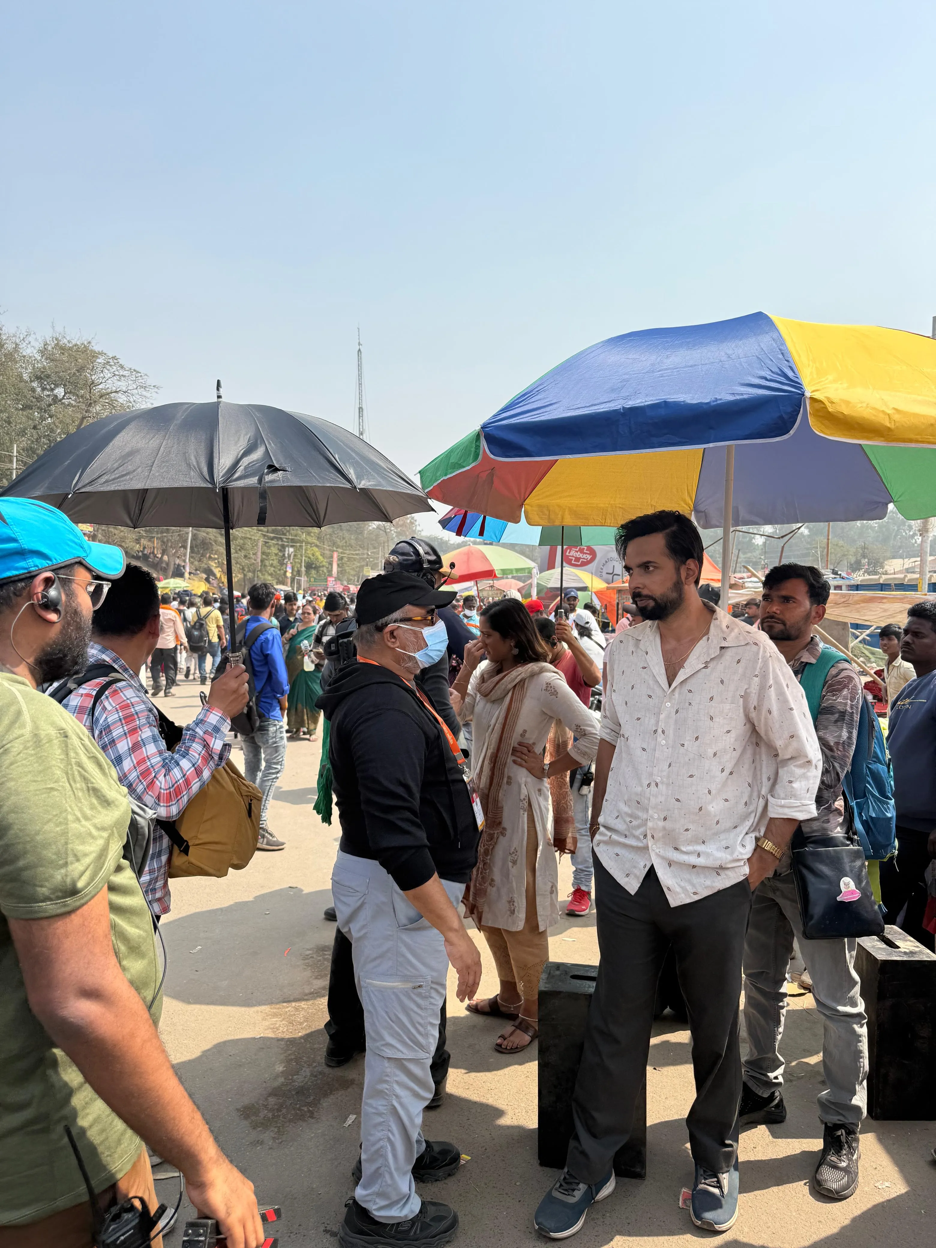 Bollywood film shooting during Prayagraj Kumbh festival