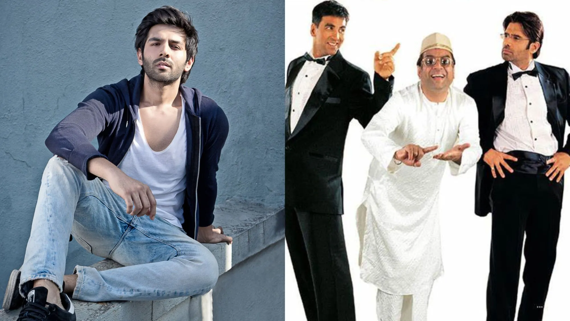 Paresh Rawal and Kartik aaryan