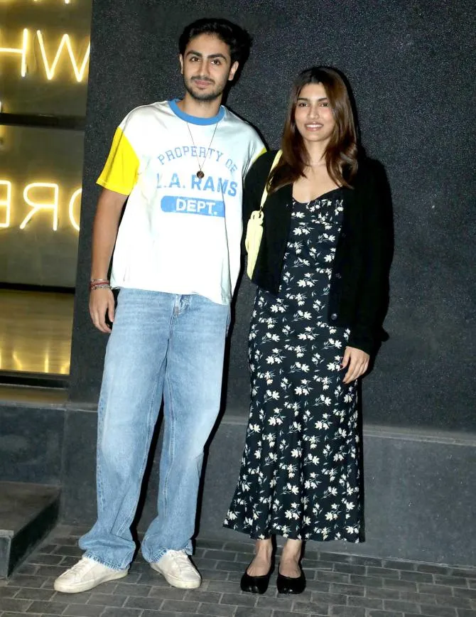 Alizeh Agnihotri and cousin Arhaan Khan.