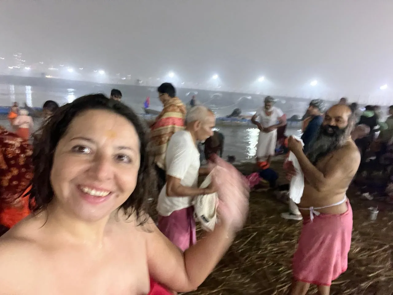 Gioconda Vessichelli said I wanted to enjoy my Kumbh in the true sense with the sadhus who live naked