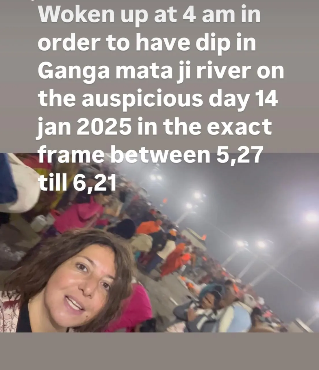 Gioconda Vessichelli said I wanted to enjoy my Kumbh in the true sense with the sadhus who live naked