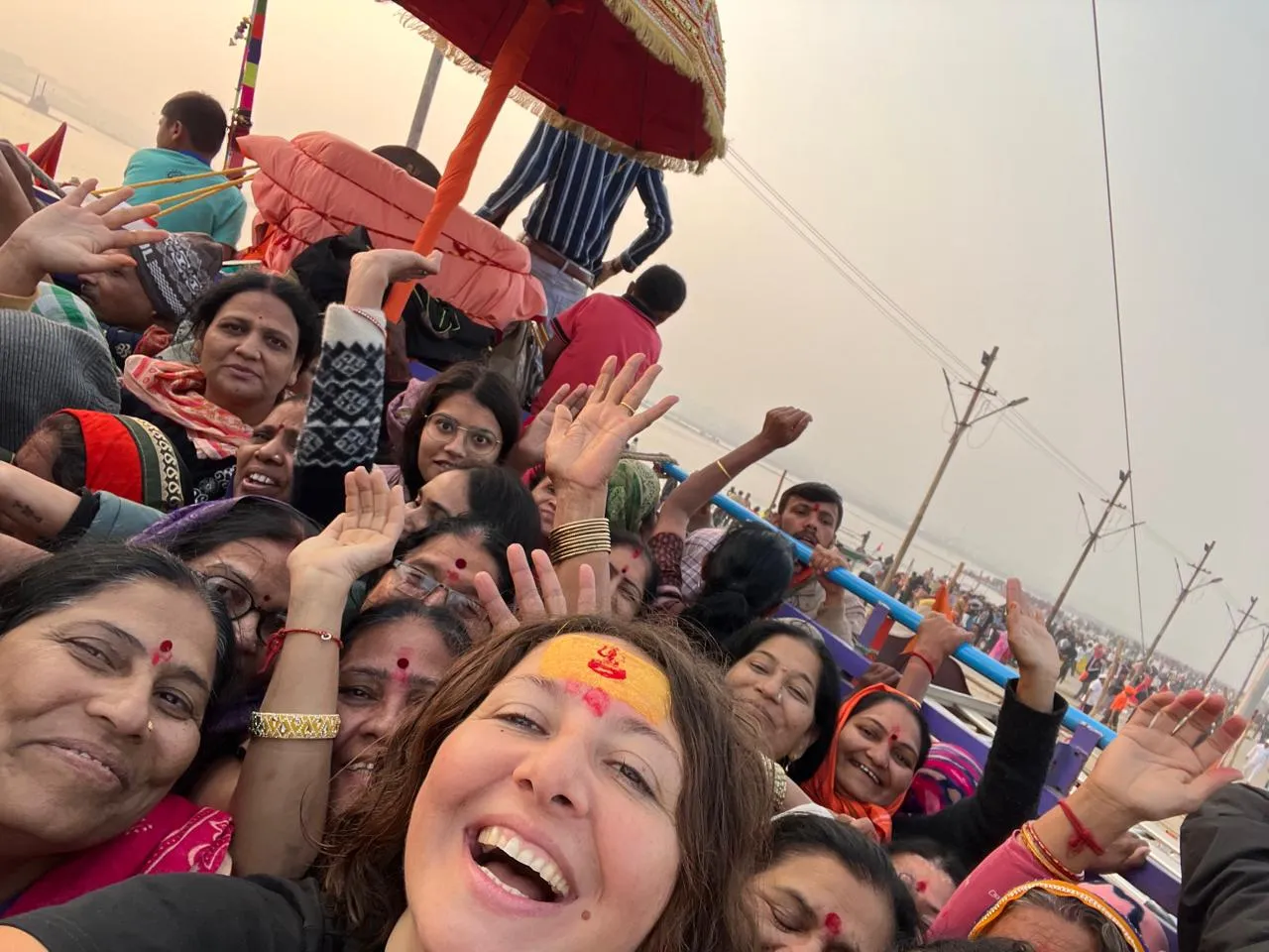 Gioconda Vessichelli said I wanted to enjoy my Kumbh in the true sense with the sadhus who live naked