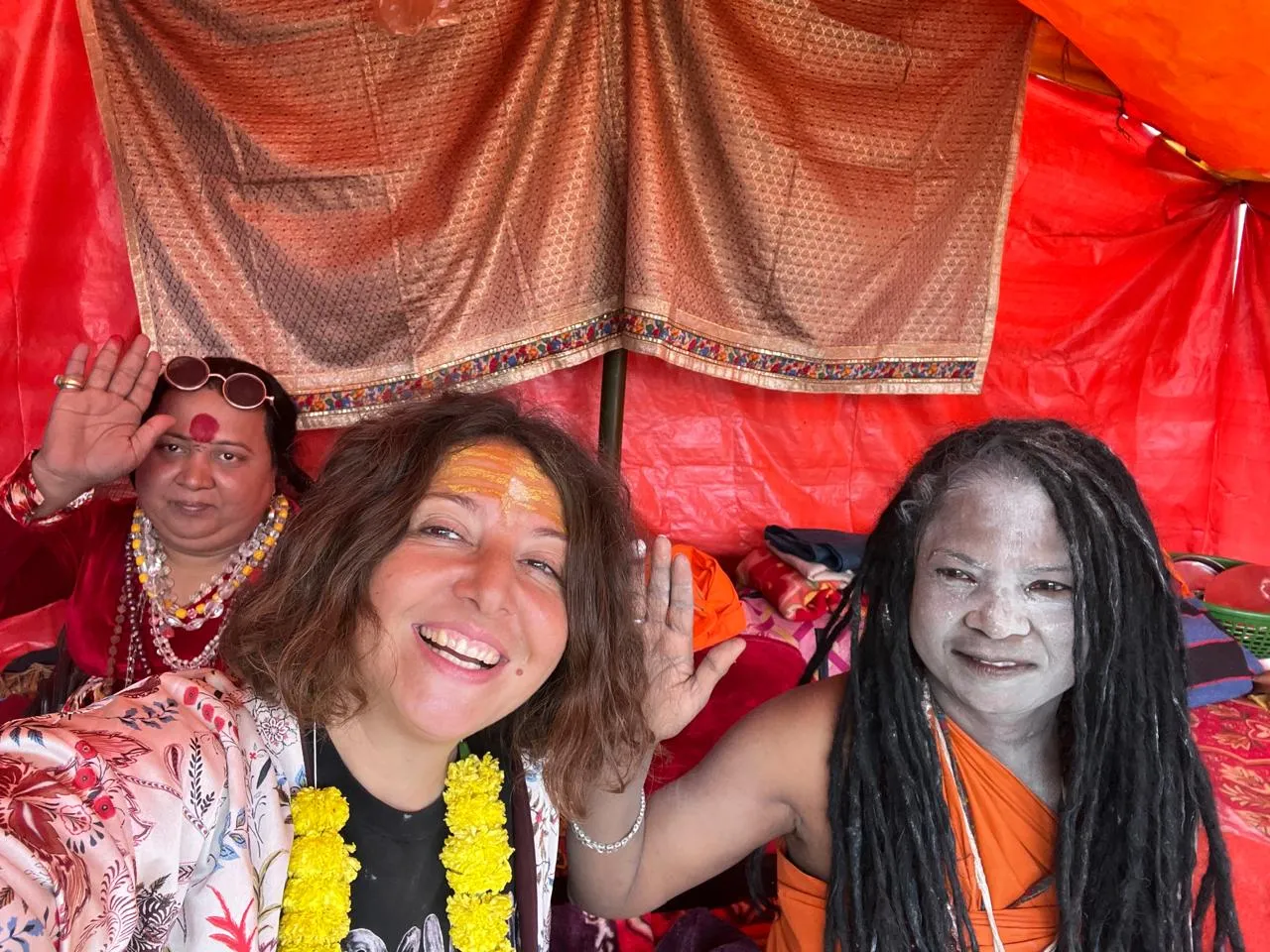 Gioconda Vessichelli said I wanted to enjoy my Kumbh in the true sense with the sadhus who live naked
