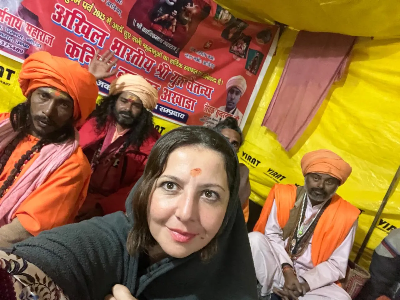 Gioconda Vessichelli said I wanted to enjoy my Kumbh in the true sense with the sadhus who live naked