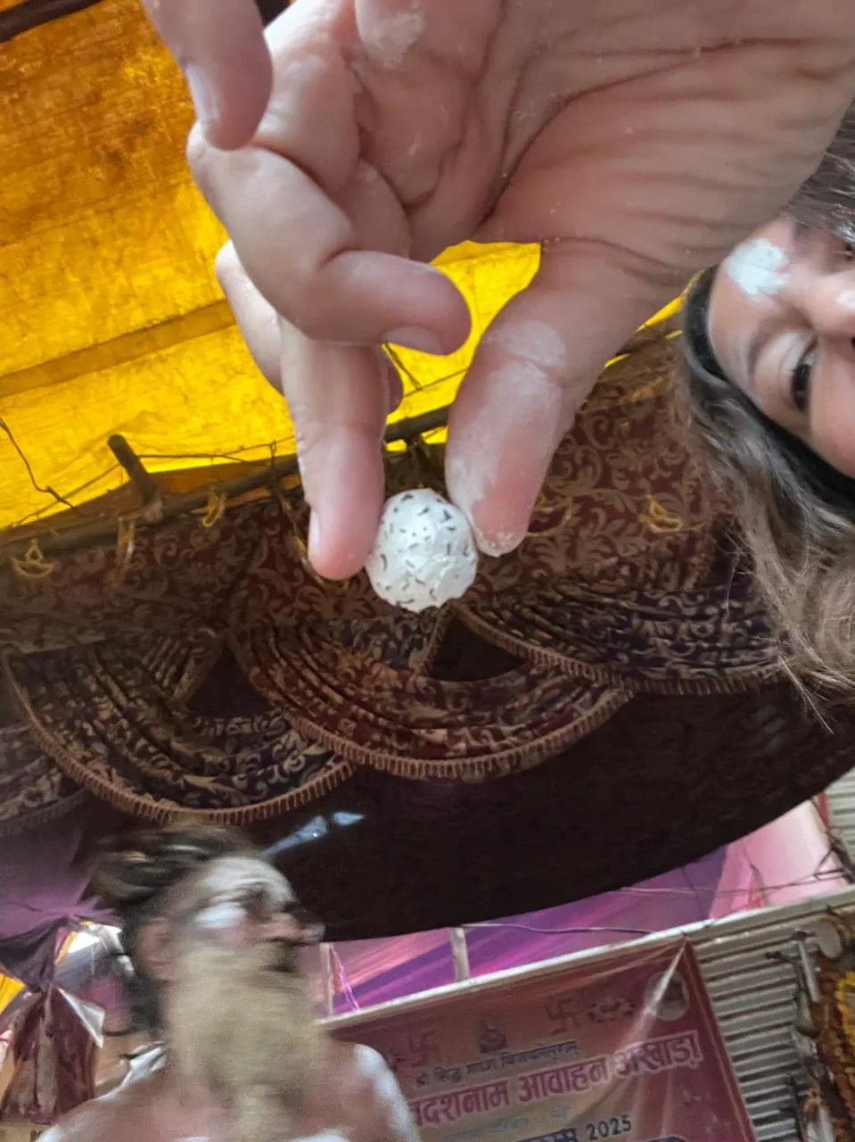 Gioconda Vessichelli said I wanted to enjoy my Kumbh in the true sense with the sadhus who live naked