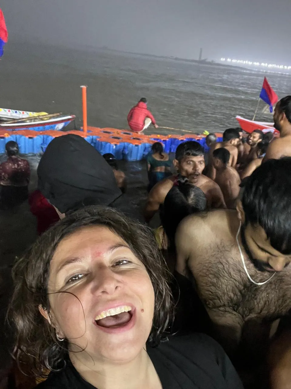 Gioconda Vessichelli said I wanted to enjoy my Kumbh in the true sense with the sadhus who live naked