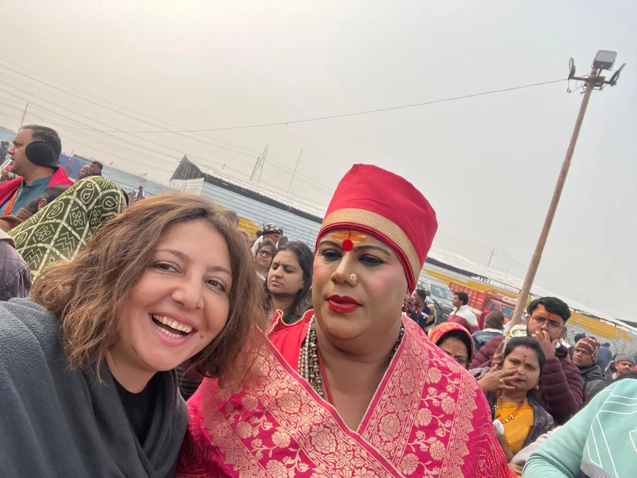 Gioconda Vessichelli said I wanted to enjoy my Kumbh in the true sense with the sadhus who live naked