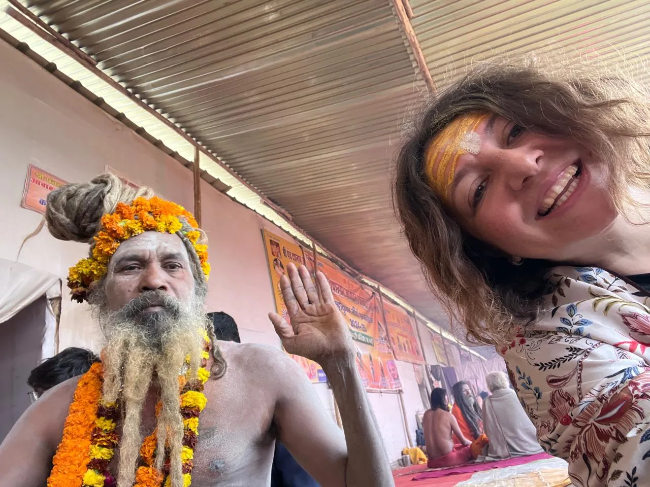 Gioconda Vessichelli said I wanted to enjoy my Kumbh in the true sense with the sadhus who live naked