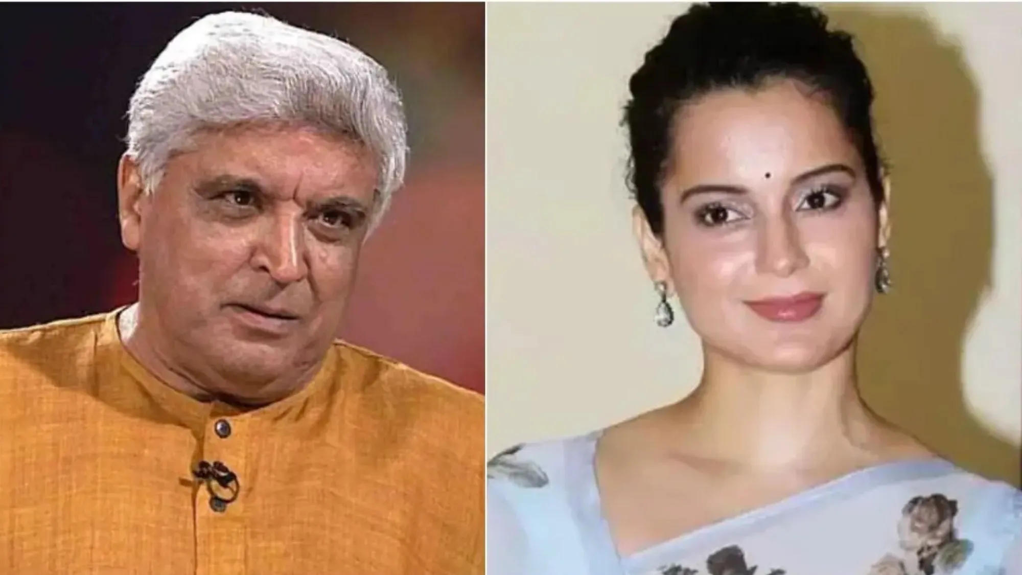 Kangana Ranaut and Javed Akhtar