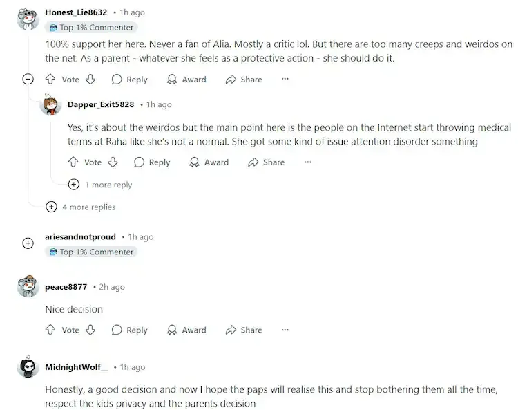 social media comments