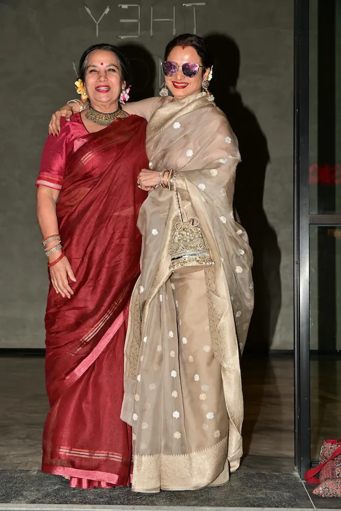 Shabana Azmi with Rekha