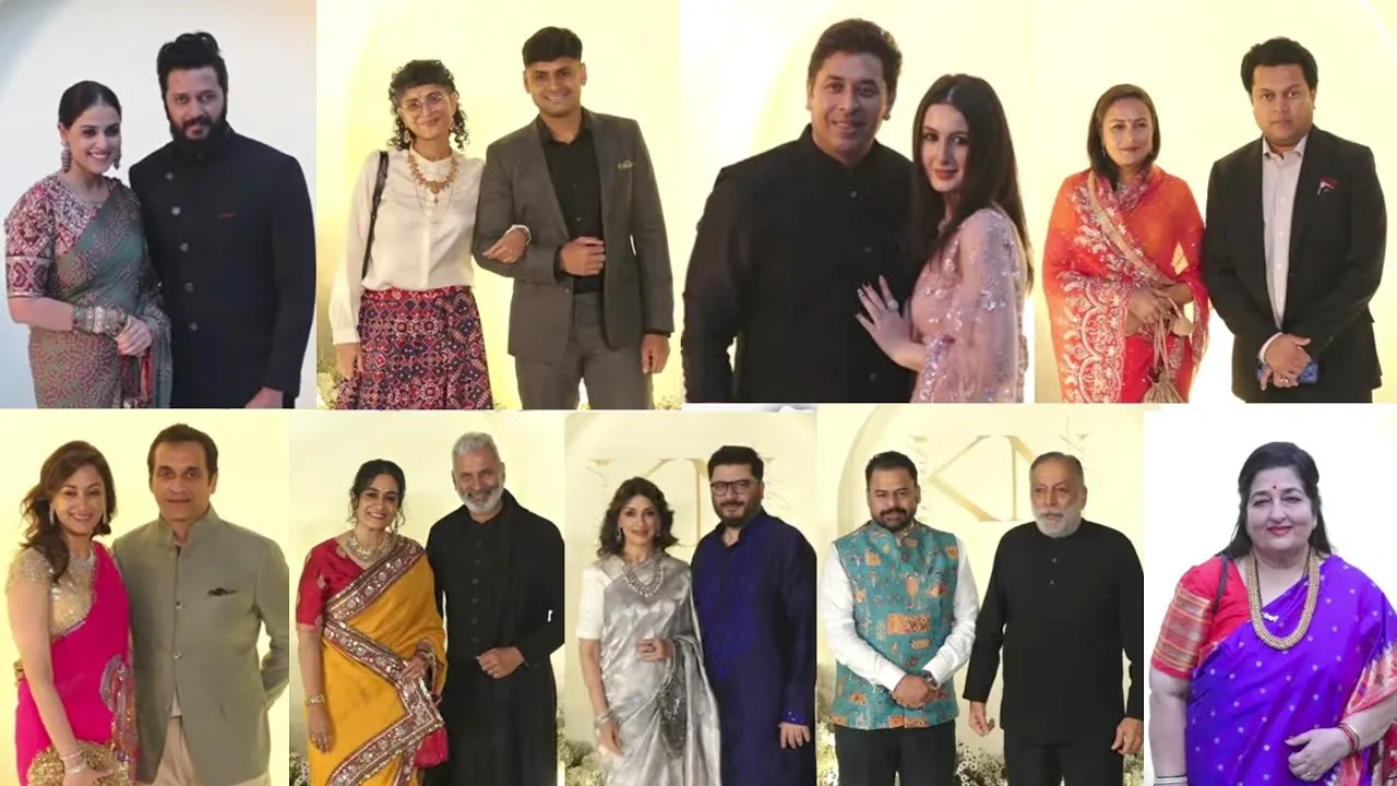 Ashutosh Gowariker’s son Konark Gowariker and Niyati Kanakia wedding party
