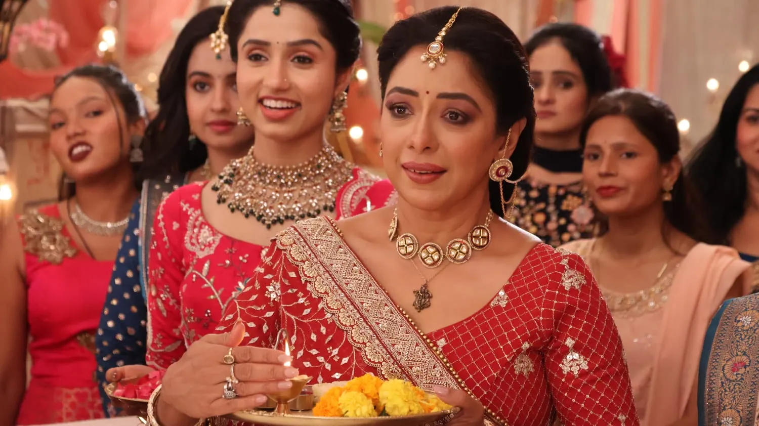 Anupamaa Today Episode Anupamaa Emotional Welcome Steals the Show at the Wedding Festivities