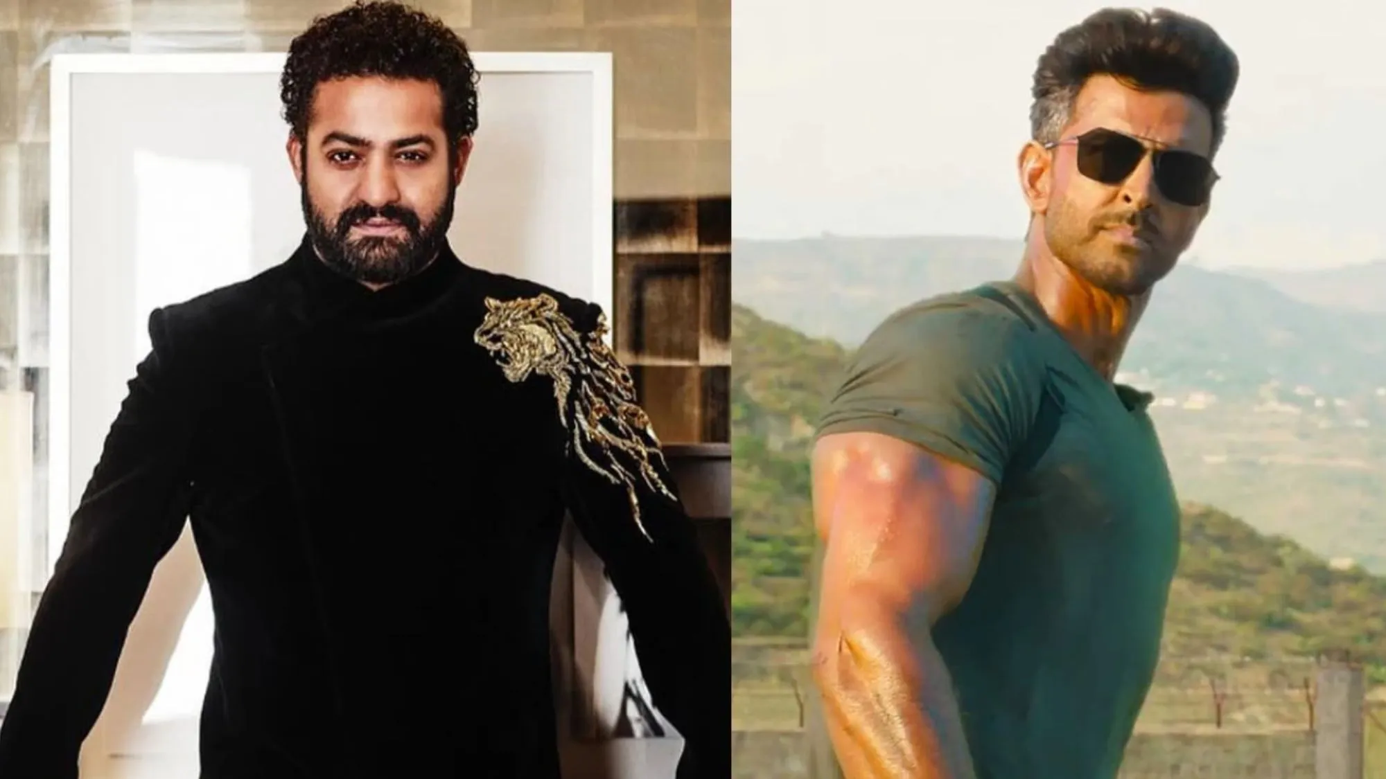 Hrithik Roshan and  Jr NTR