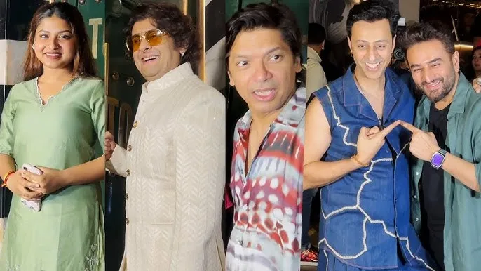 Shaan, Sonu Nigam, Neha Bhasin and Armaan Malik reached Salim Merchant's birthday party