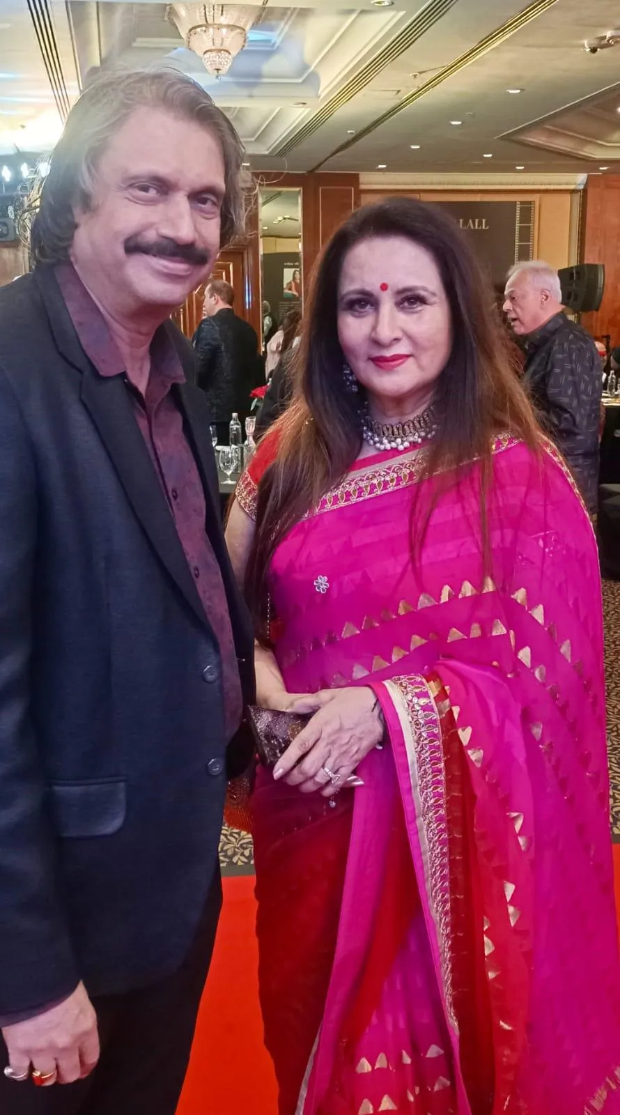 Poonam Dhillon ( right) with Chaitanya Padukone