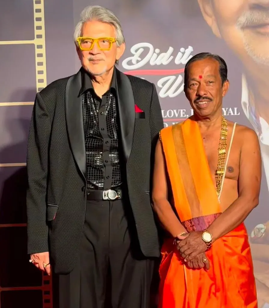 Rajan Lall with Maharaj Sulakhe Shastri  -Head Priest Shirdi Sai Baba Mandir