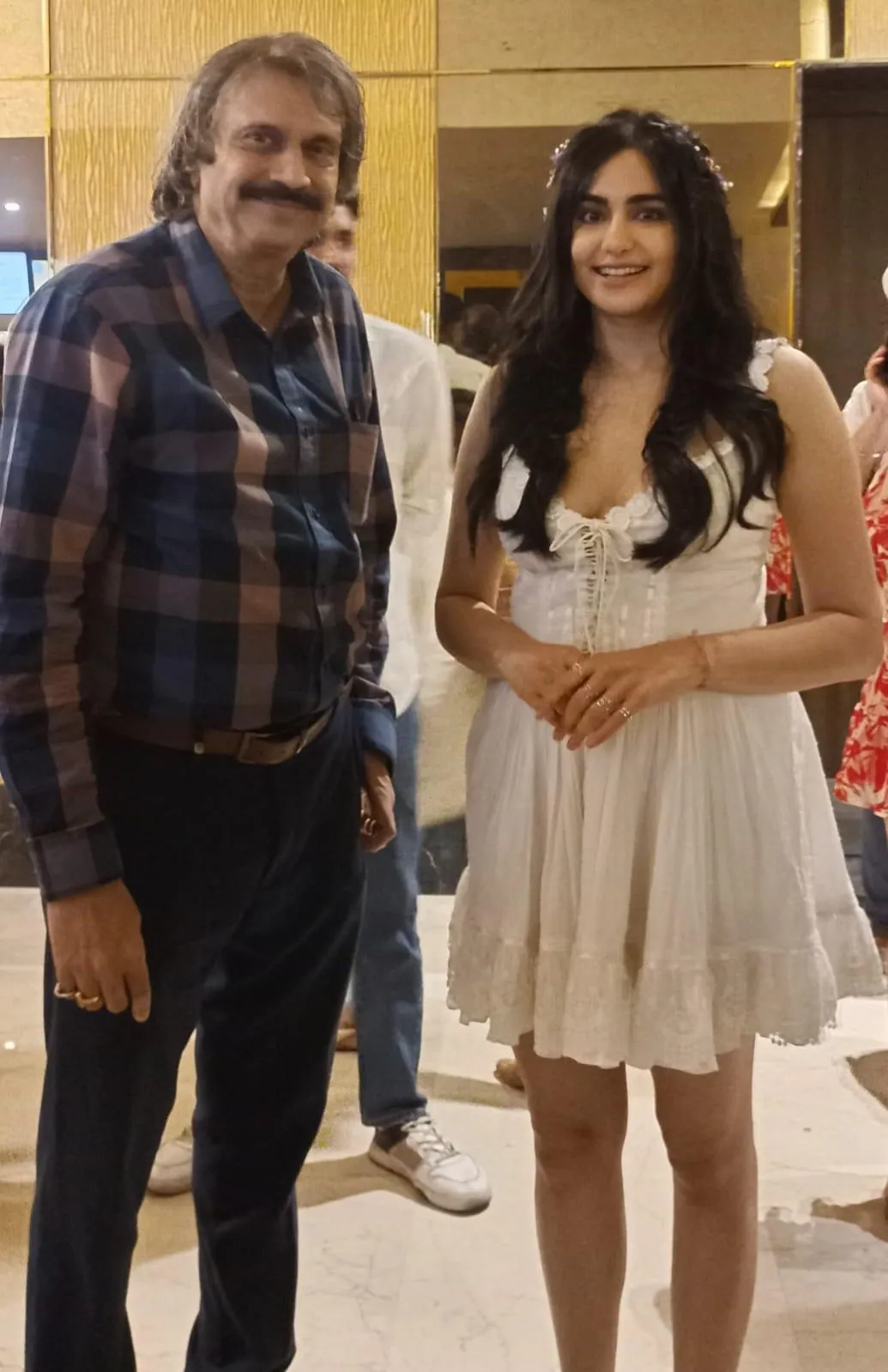 Heroine Adah Sharma with Chaitanya Padukone