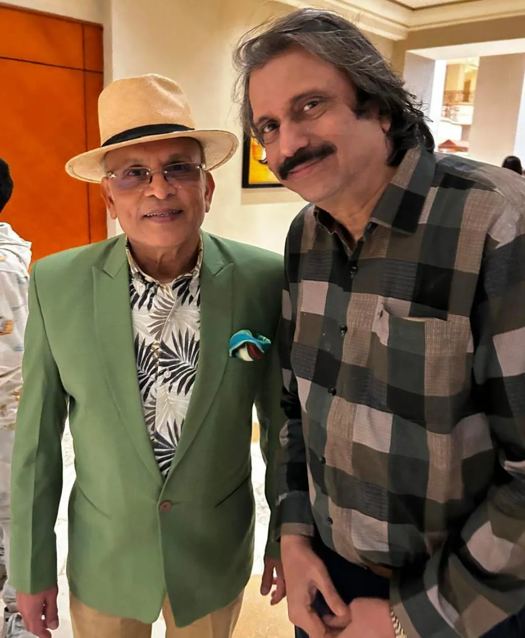 Annu Kapoor with Chaitanya Padukone