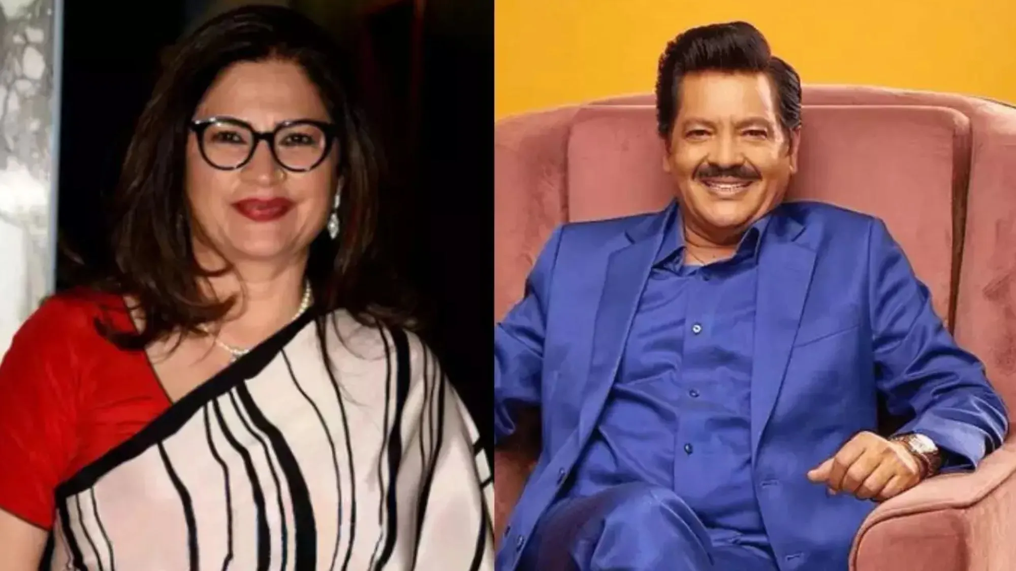 Kunickaa Sadanand and Udit Narayan