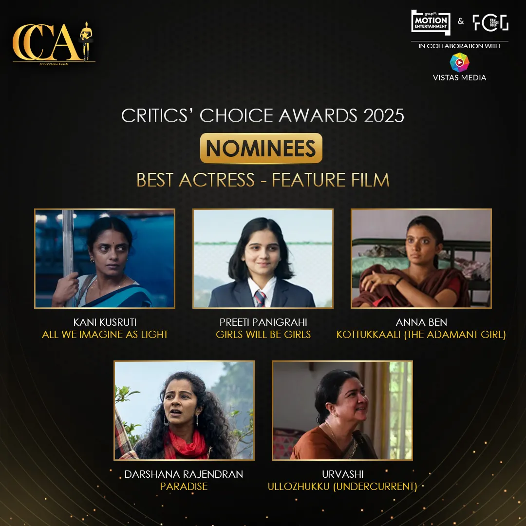 Critics’ Choice Awards 2025 Nominations Press Release
