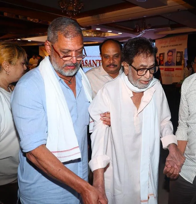 Nana Patekar with Pandit Hridaynath-Jee