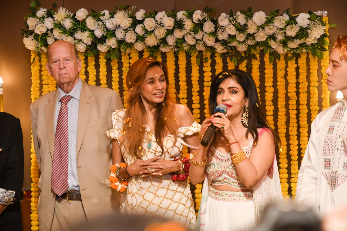 Dr. Brat Fisher with Dr. Sanjana jn and shibani Kashyap