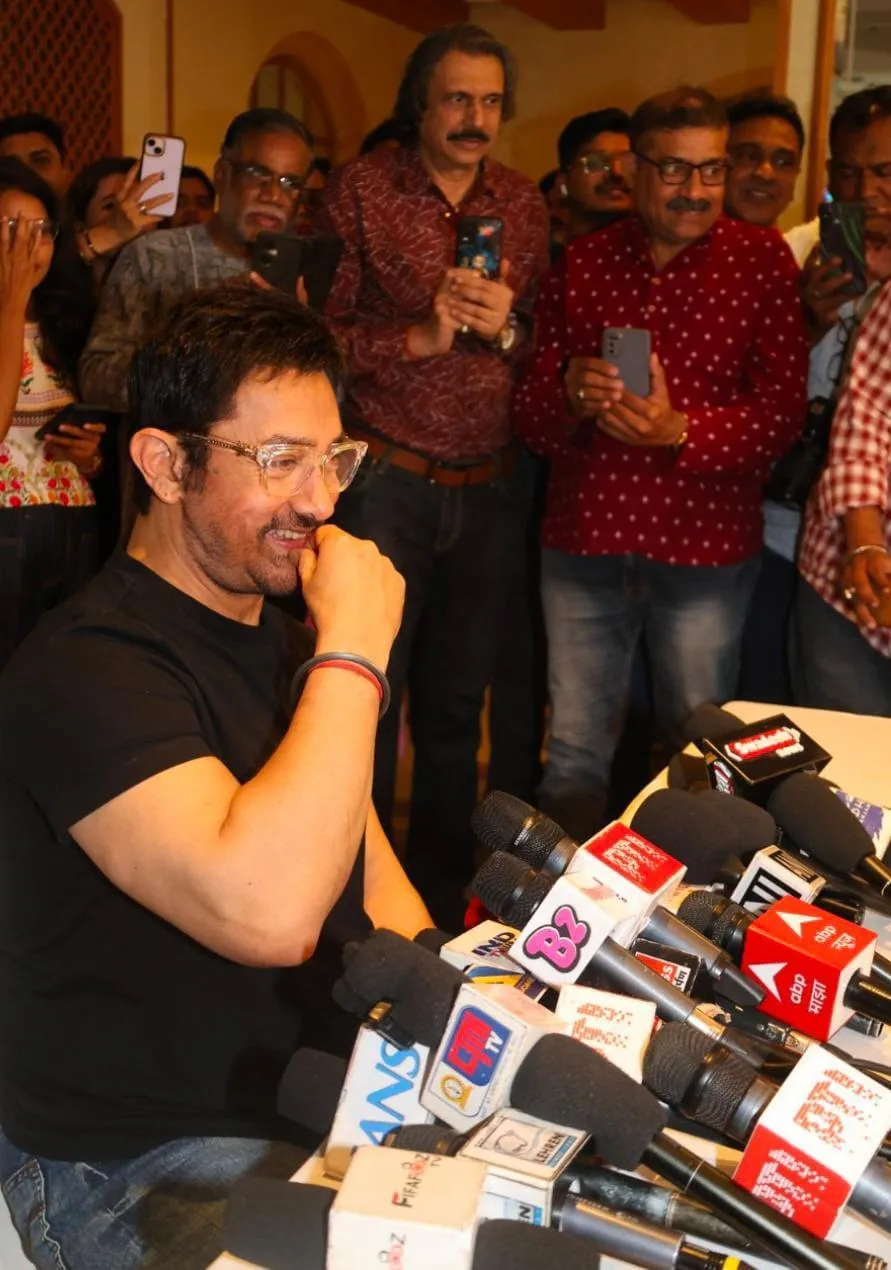 Aamir Khan at media