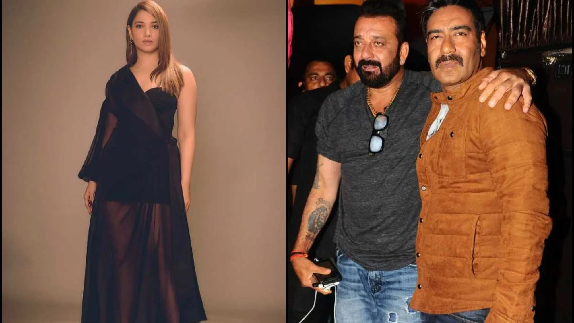 Ajay Devgn and Sanjay Dutt