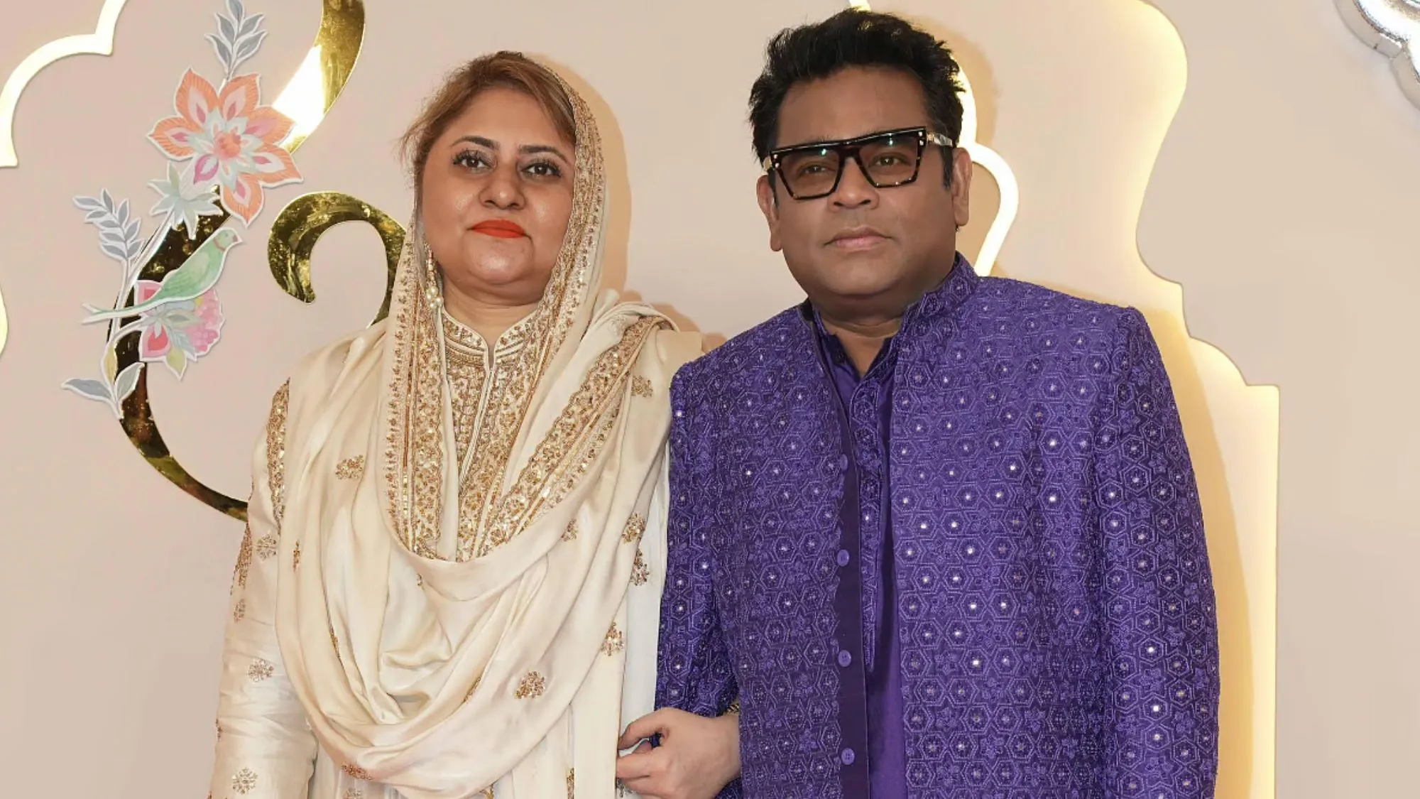 AR Rahman and Saira Banu