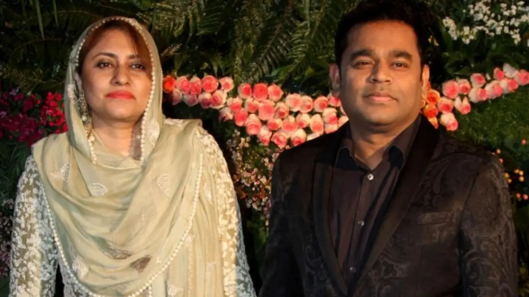 AR Rahman and Saira Banu