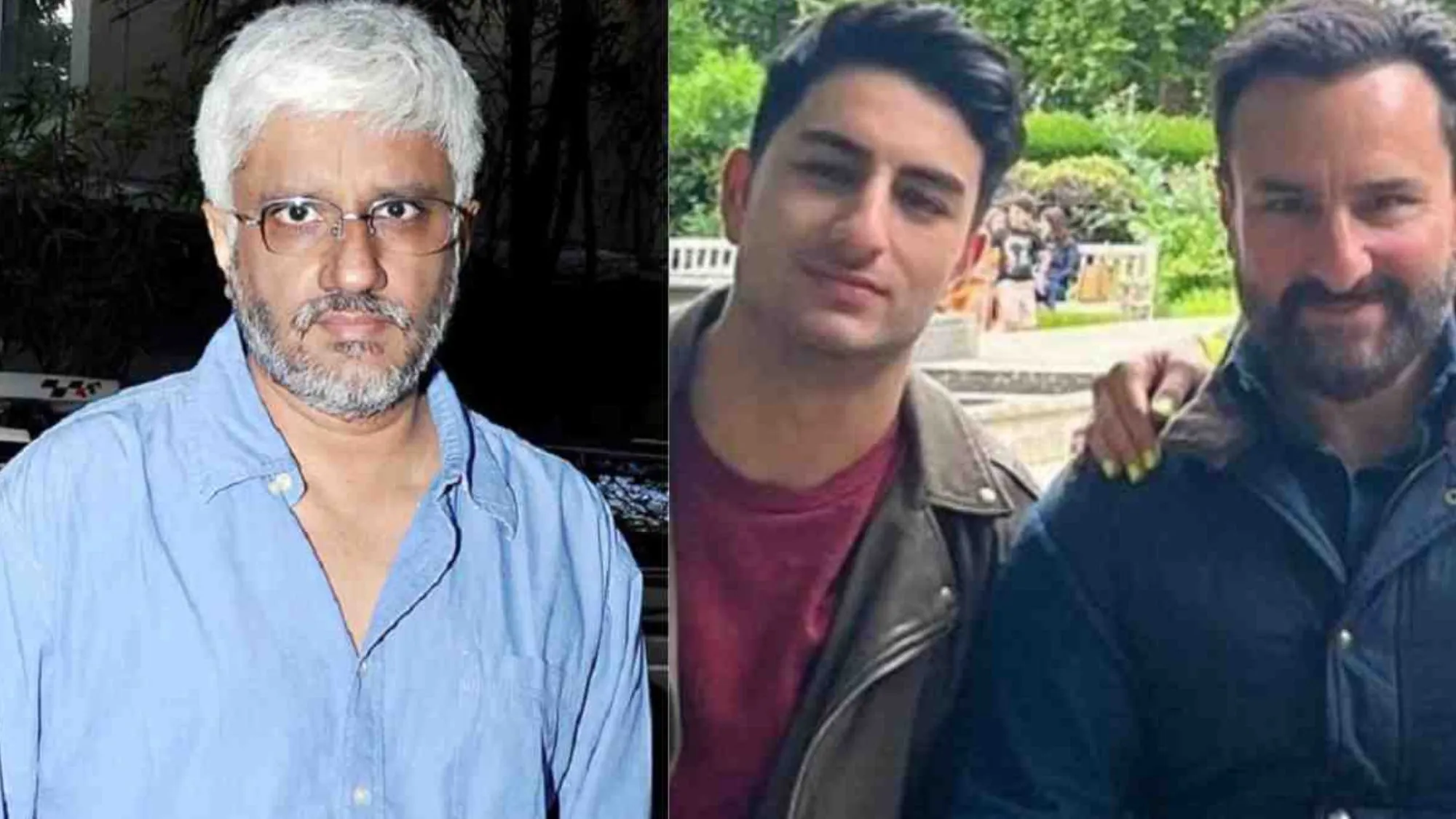 Vikram Bhatt and Ibrahim Ali Khan