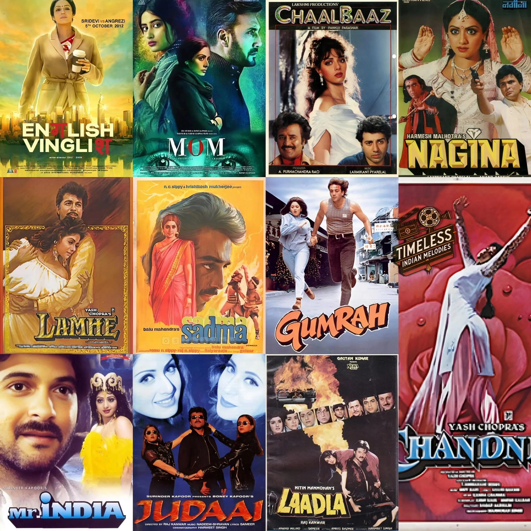 sridevi hit movies