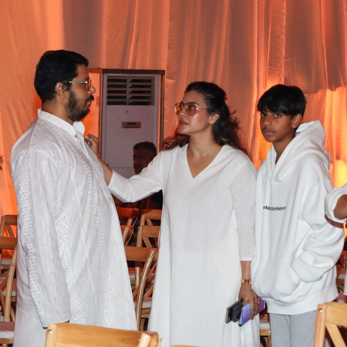 Kajol with yug