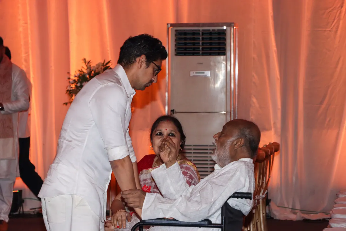 Ayan Mukherjee with Rono Mukherjee