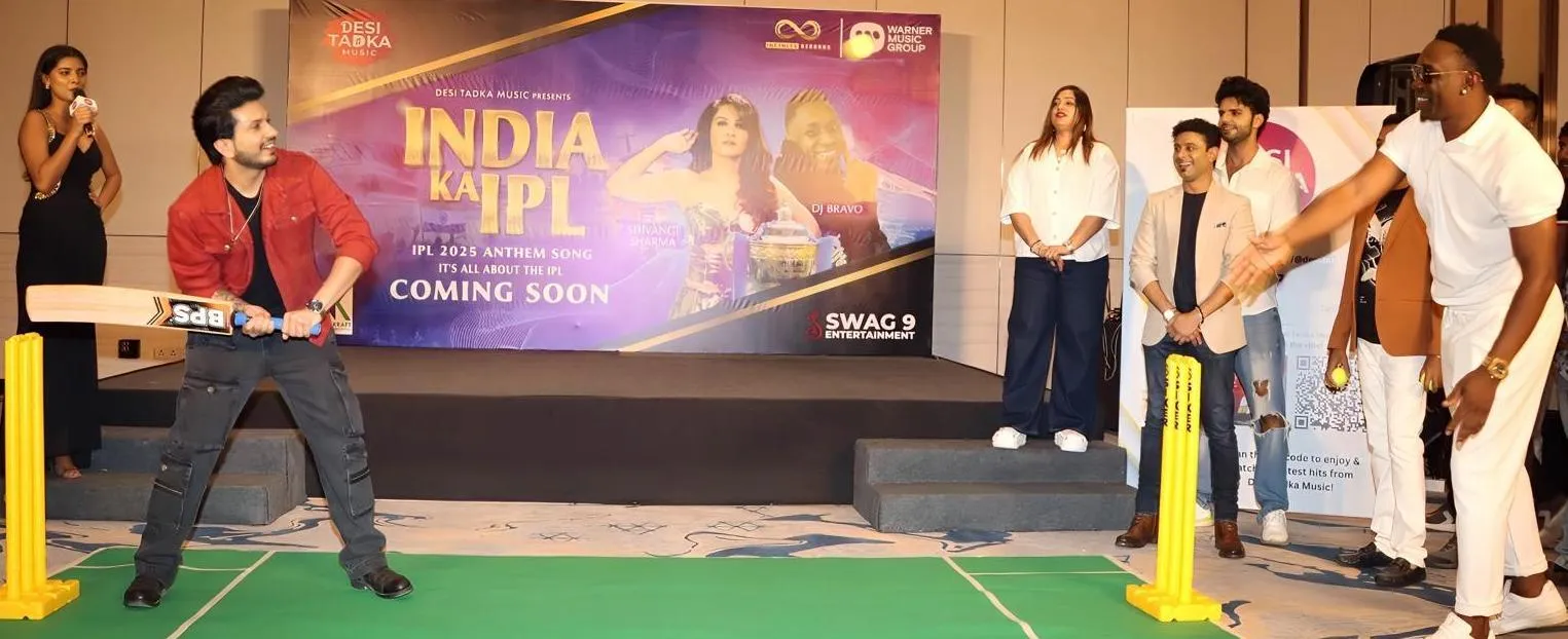 Actor Sahil Mahajan faces bowler D J Bravo