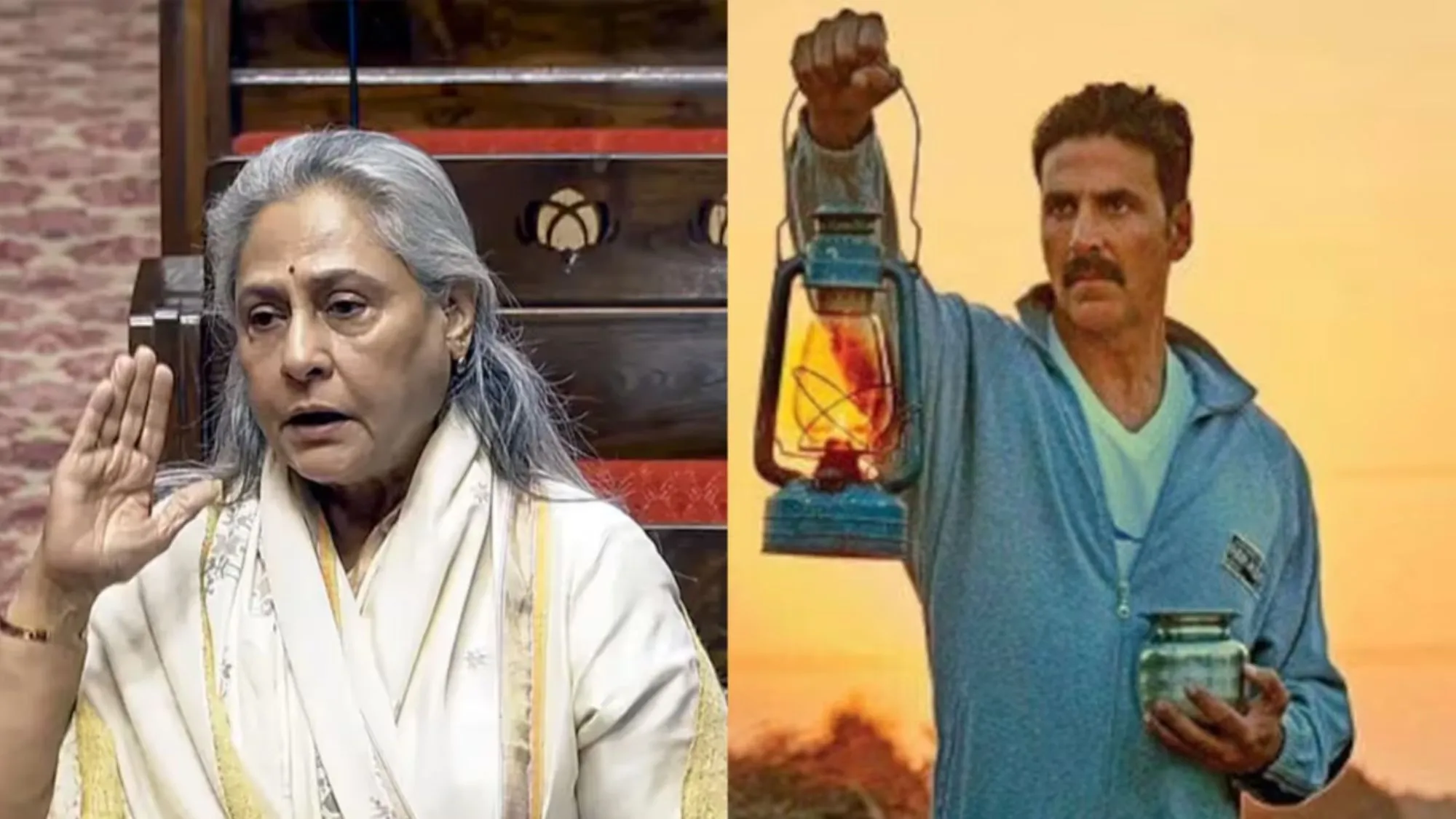 Jaya Bachchan and akshay kumar