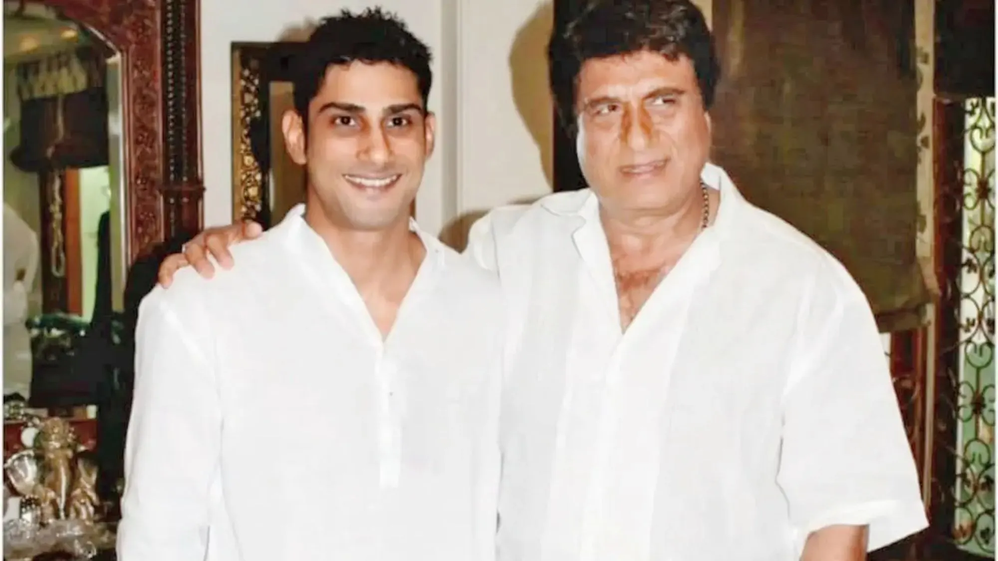 Prateik Babbar and Raj Babbar