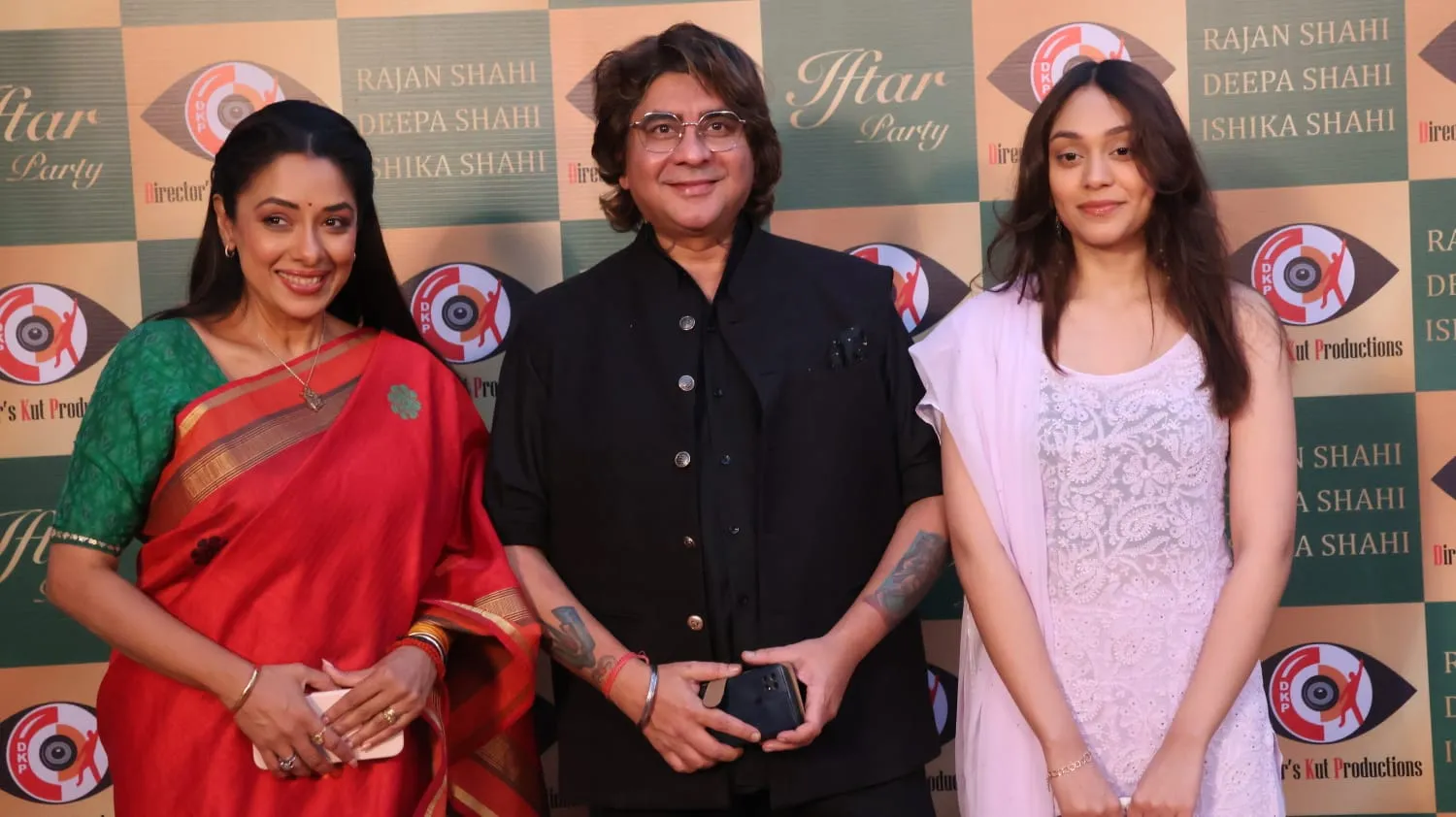 Many stars including Rupali Ganguly Anita Raj Samridhii Shukla and Rohit Purohit were seen at Rajan Shahi Iftar party