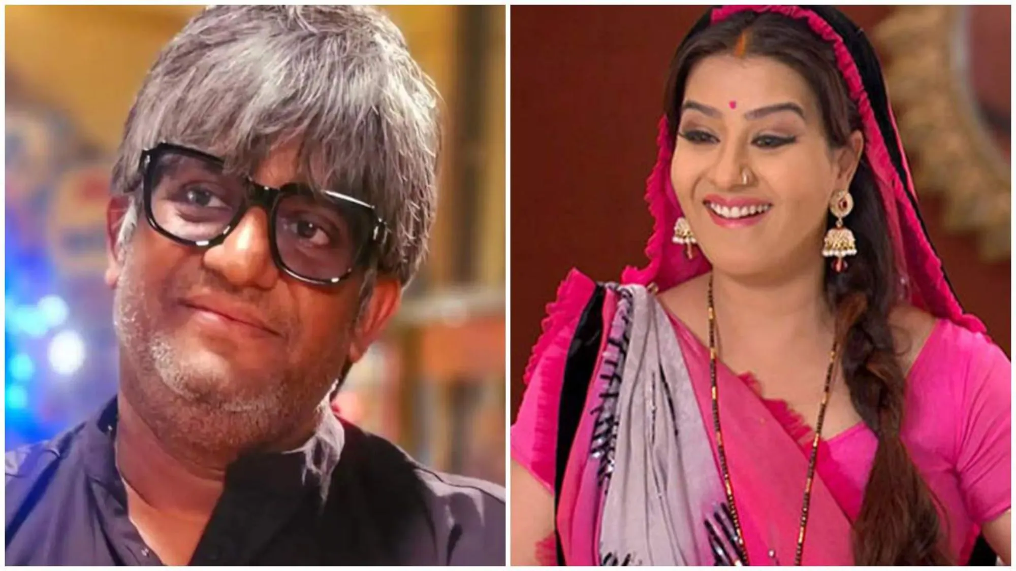Manoj Santoshi and Shilpa Shinde
