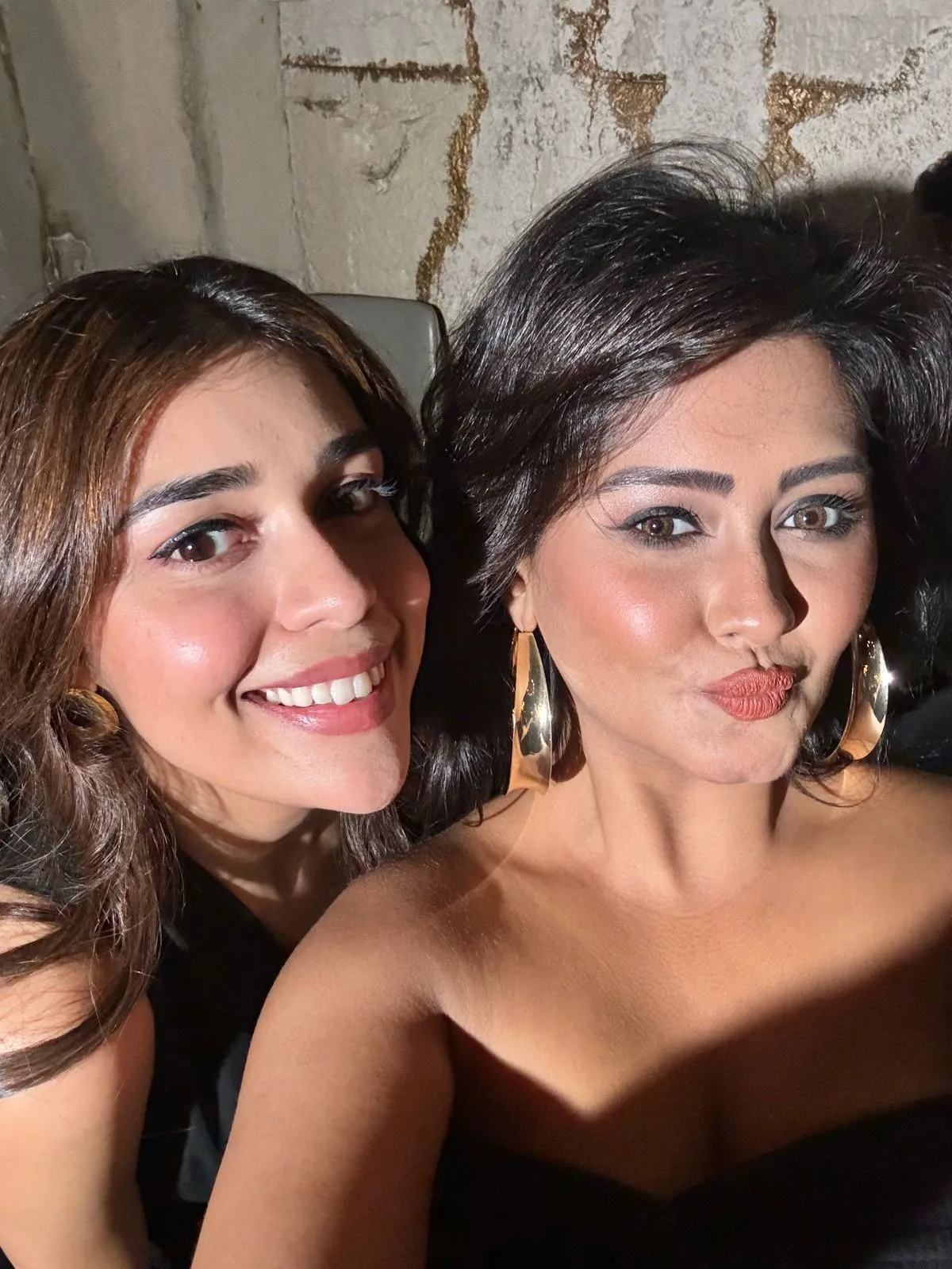 Eisha Singh with actress Kanchi Singh