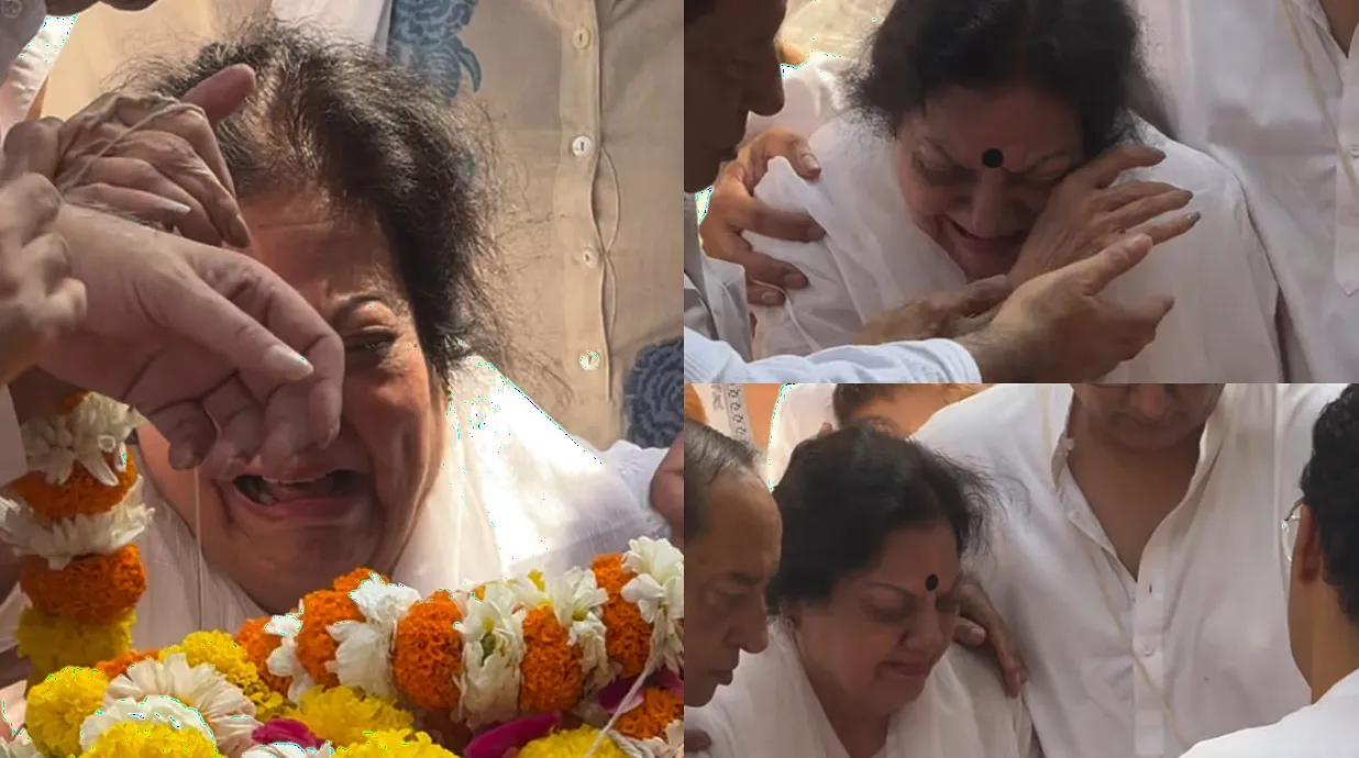 Manoj Kumar's Last Rites wife