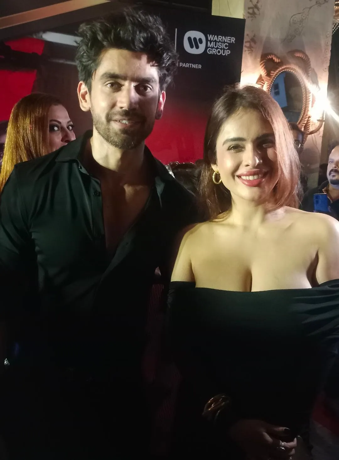 Avinash Singh with actress-model Neha Malik