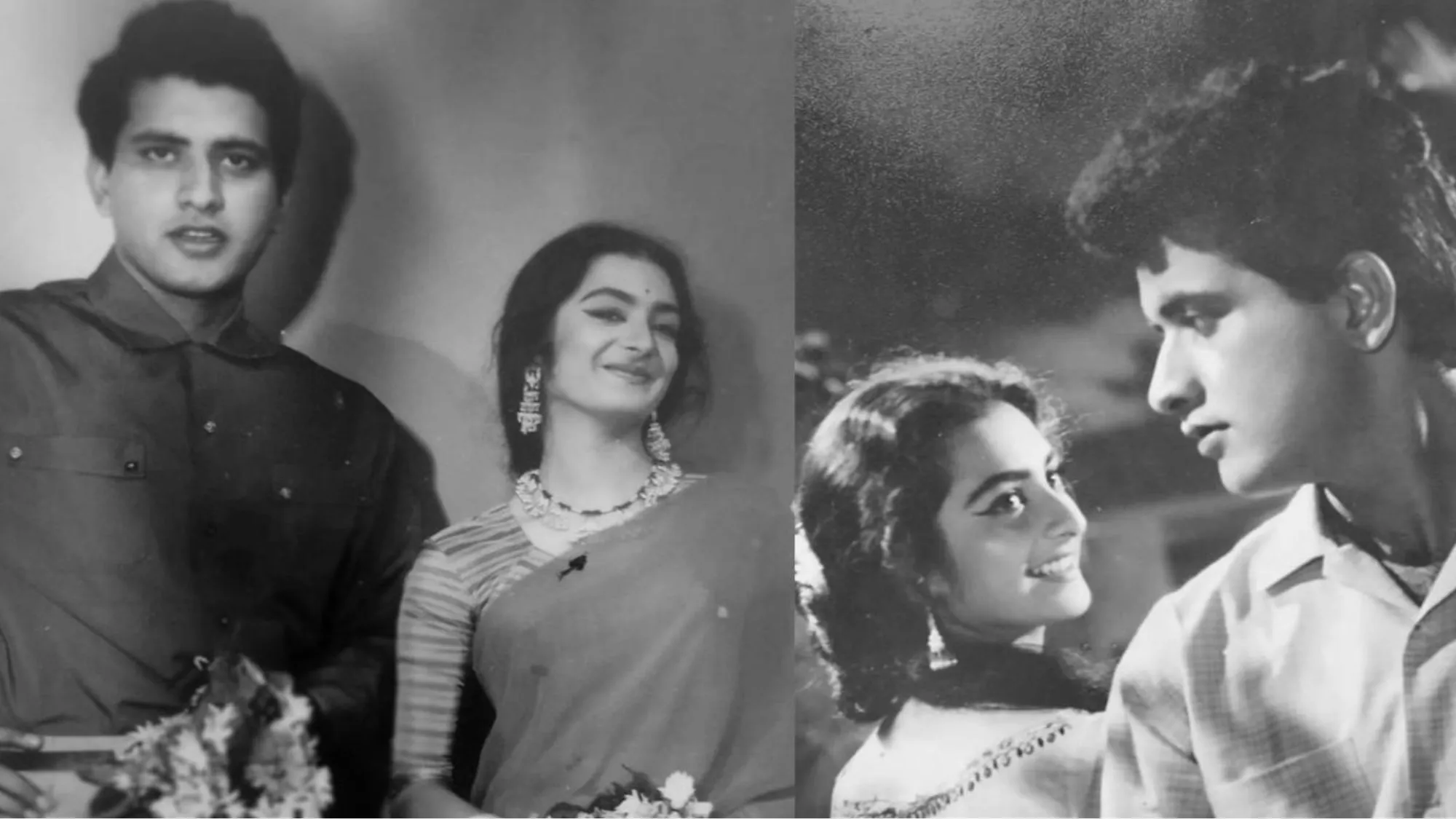 Saira Banu and Manoj Kumar