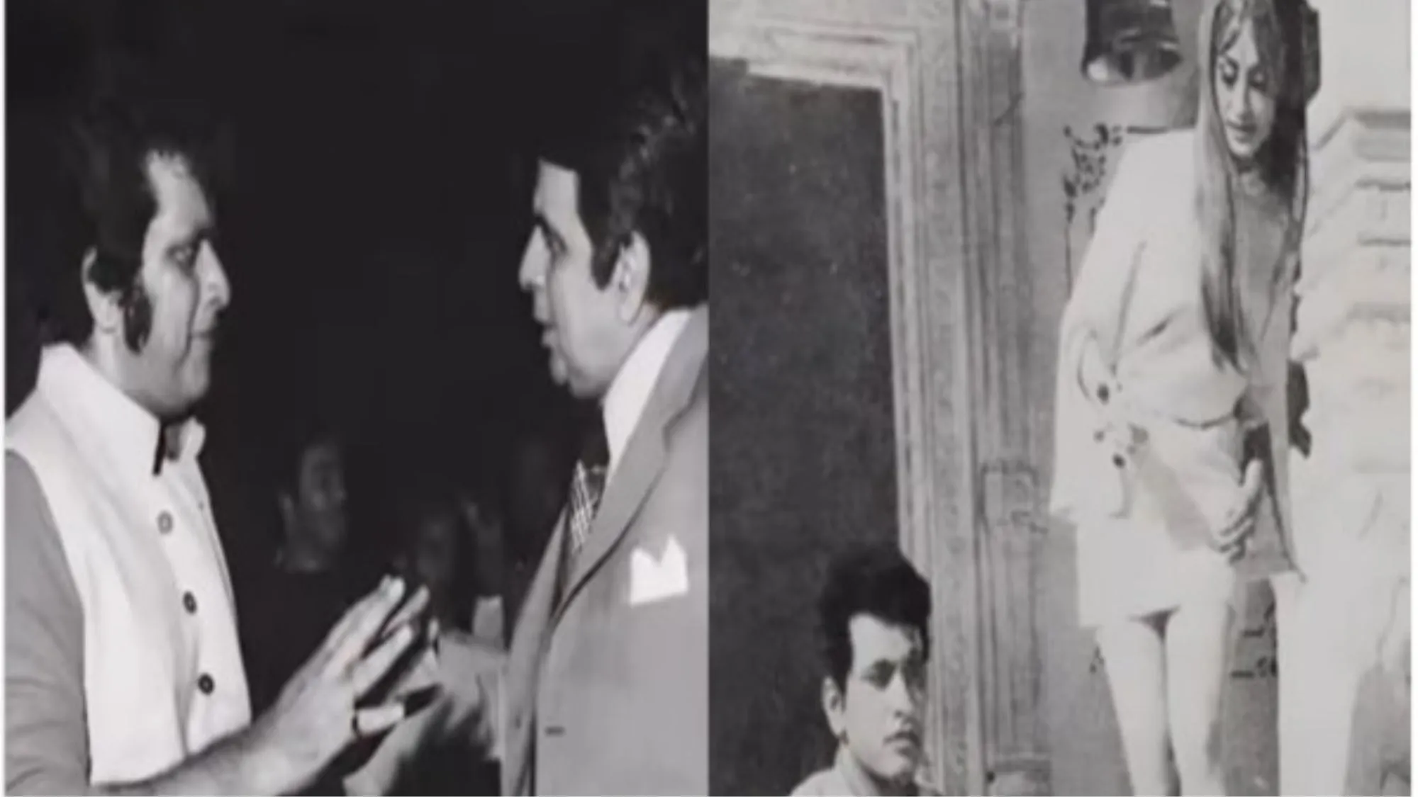 Saira Banu, dilip kumar and Manoj Kumar