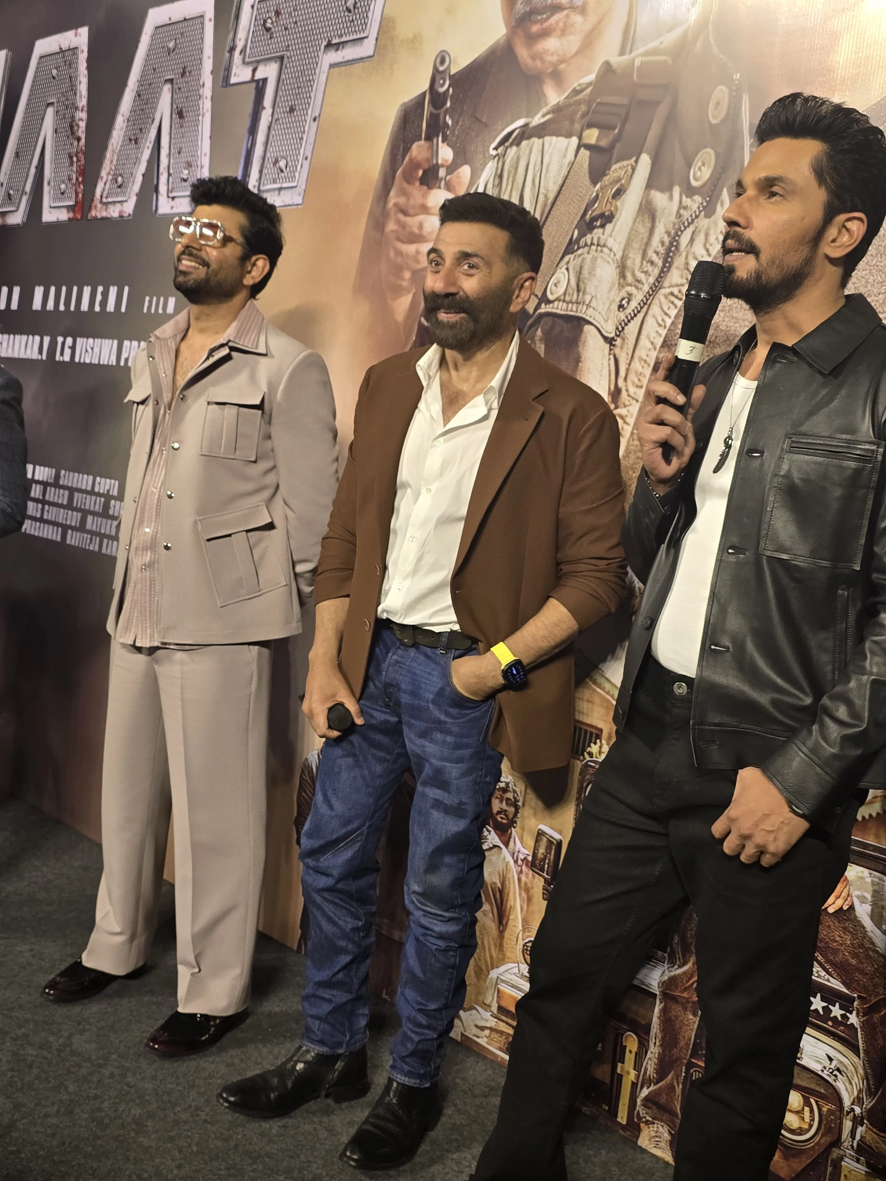 Sunny Deol promoted his film Jaat in Delhi