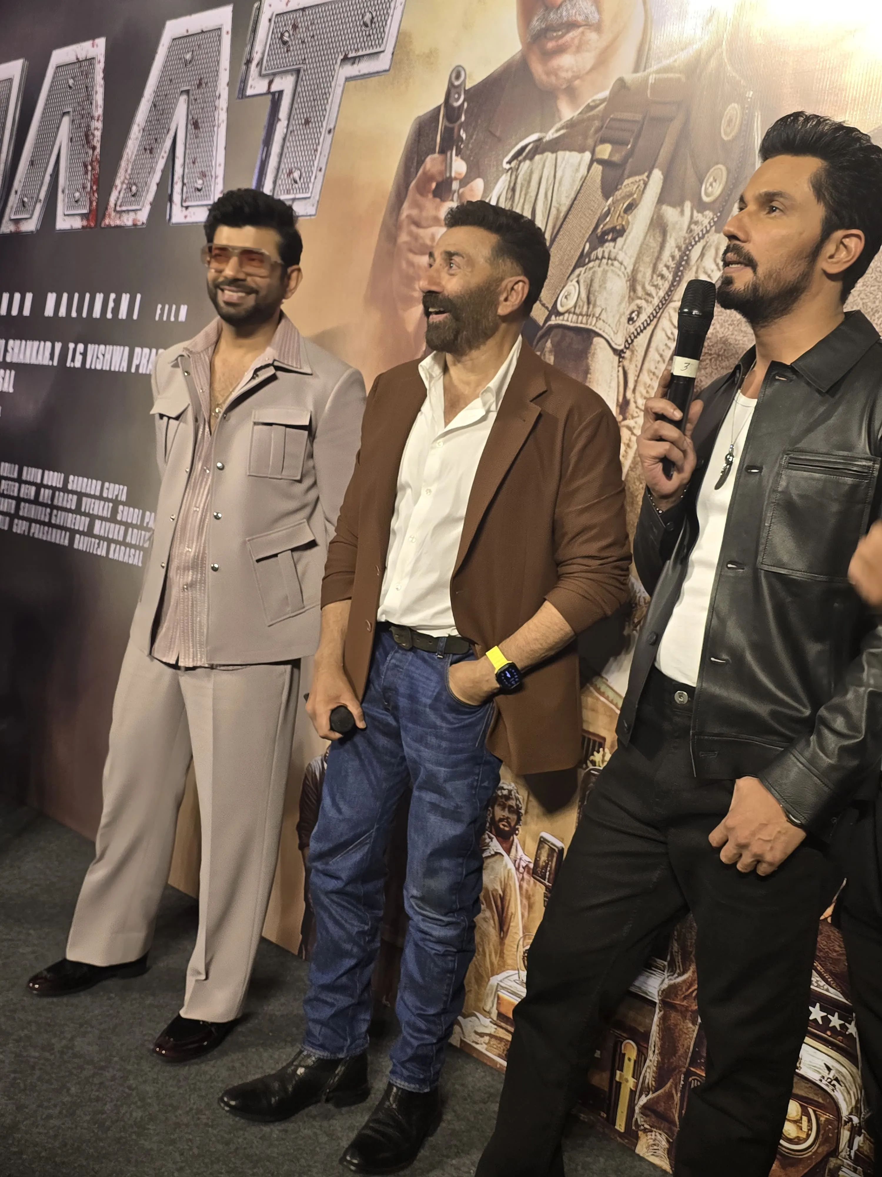 Sunny Deol promoted his film Jaat in Delhi
