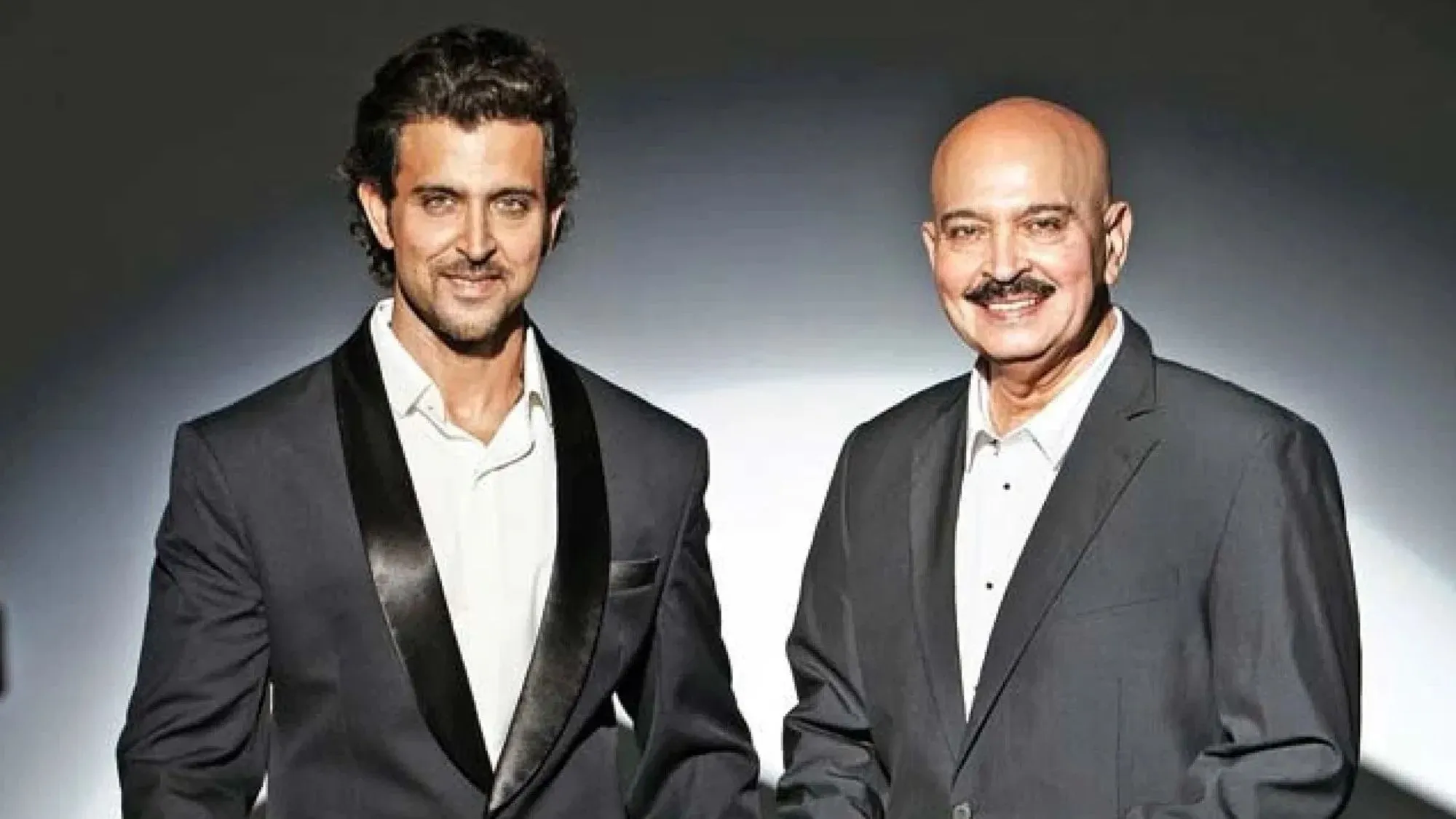 Hrithik Roshan and Rakesh Roshan