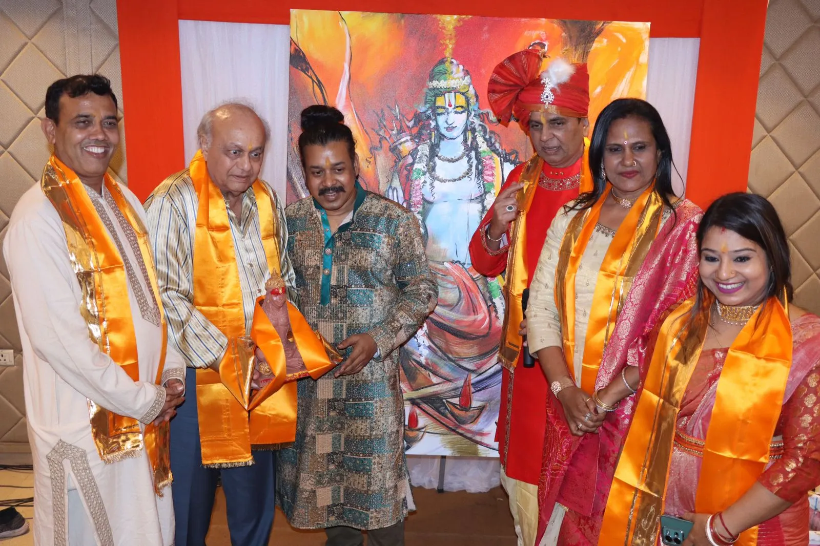 Hardik Hundiya incarnates Shri Ram for the salvation of innocent living beings